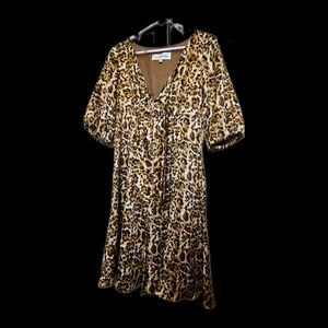 Sara Campbell Brown Leopard Dress